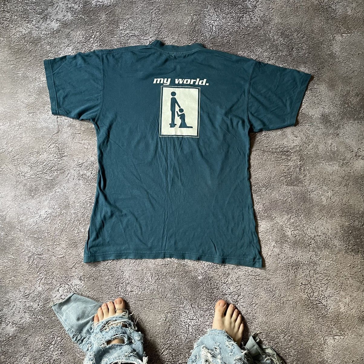Vintage Vintage Y2K Sun Faded Graphic Tee Girls Rule Streetwear L Size US L / EU 52-54 / 3 - 7 Thumbnail