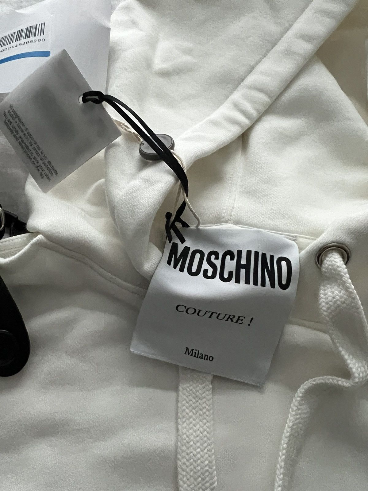 Moschino Bondage cut out shoulder straps hoodie punk Size US M / EU 48-50 / 2 - 10 Thumbnail