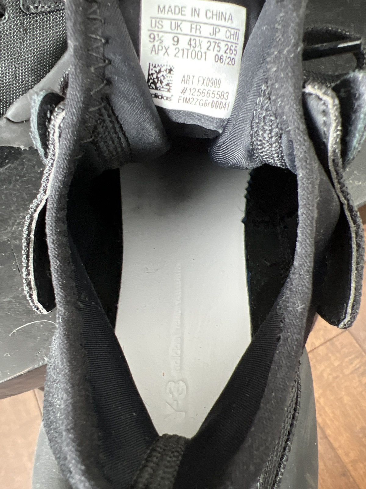 Y-3 × Yohji Yamamoto 💥Y-3 black tech sneakers 9.5 9 Size US 9.5 / EU 42-43 - 6 Thumbnail