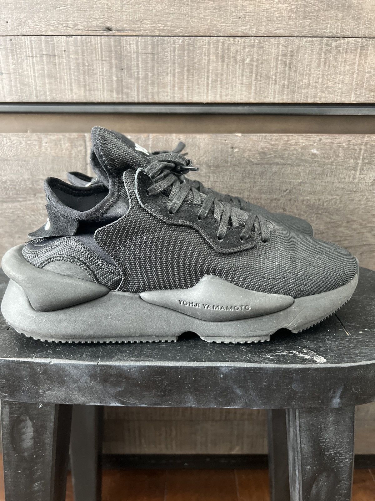 Y-3 × Yohji Yamamoto 💥Y-3 black tech sneakers 9.5 9 Size US 9.5 / EU 42-43 - 2 Thumbnail