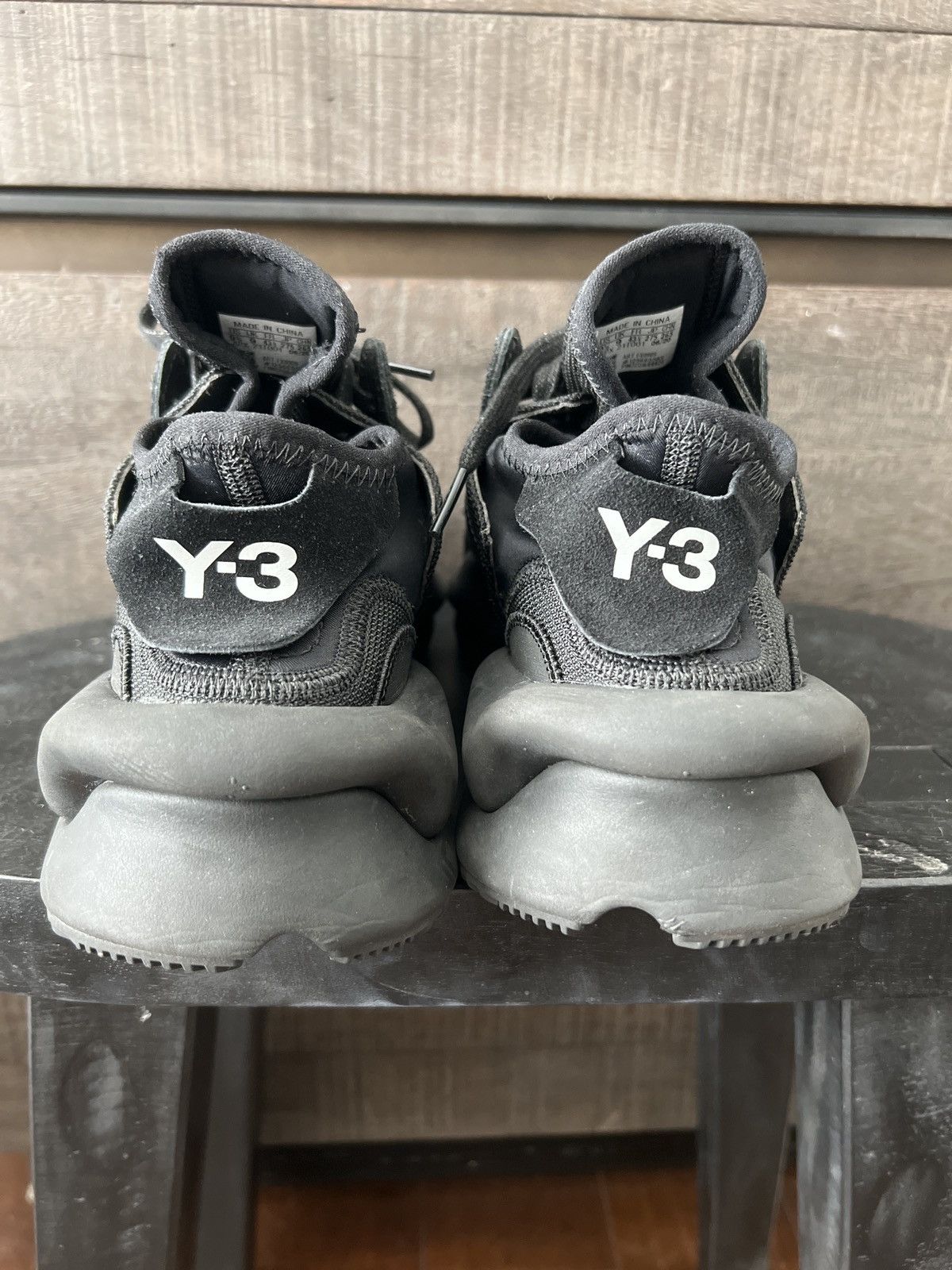 Y-3 × Yohji Yamamoto 💥Y-3 black tech sneakers 9.5 9 Size US 9.5 / EU 42-43 - 1 Thumbnail