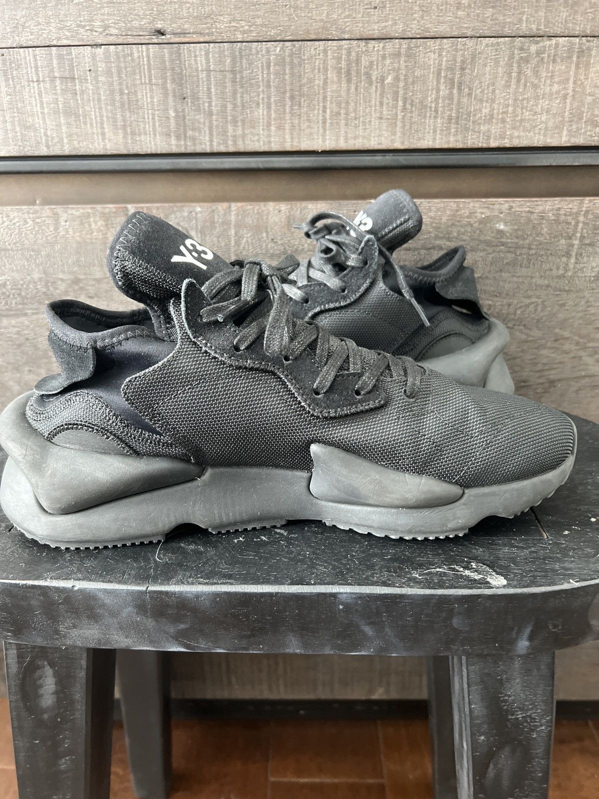 Y-3 × Yohji Yamamoto 💥Y-3 black tech sneakers 9.5 9 Size US 9.5 / EU 42-43 - 5 Thumbnail
