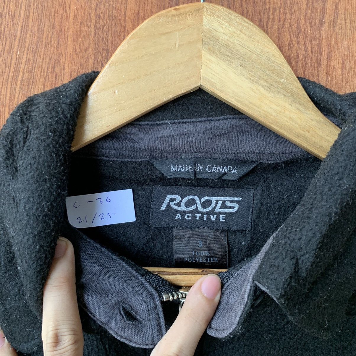Roots × Vintage Vintage 90s ROOTS ACTIVE fleece jacket fits M L Size L / US 10 / IT 46 - 7 Thumbnail
