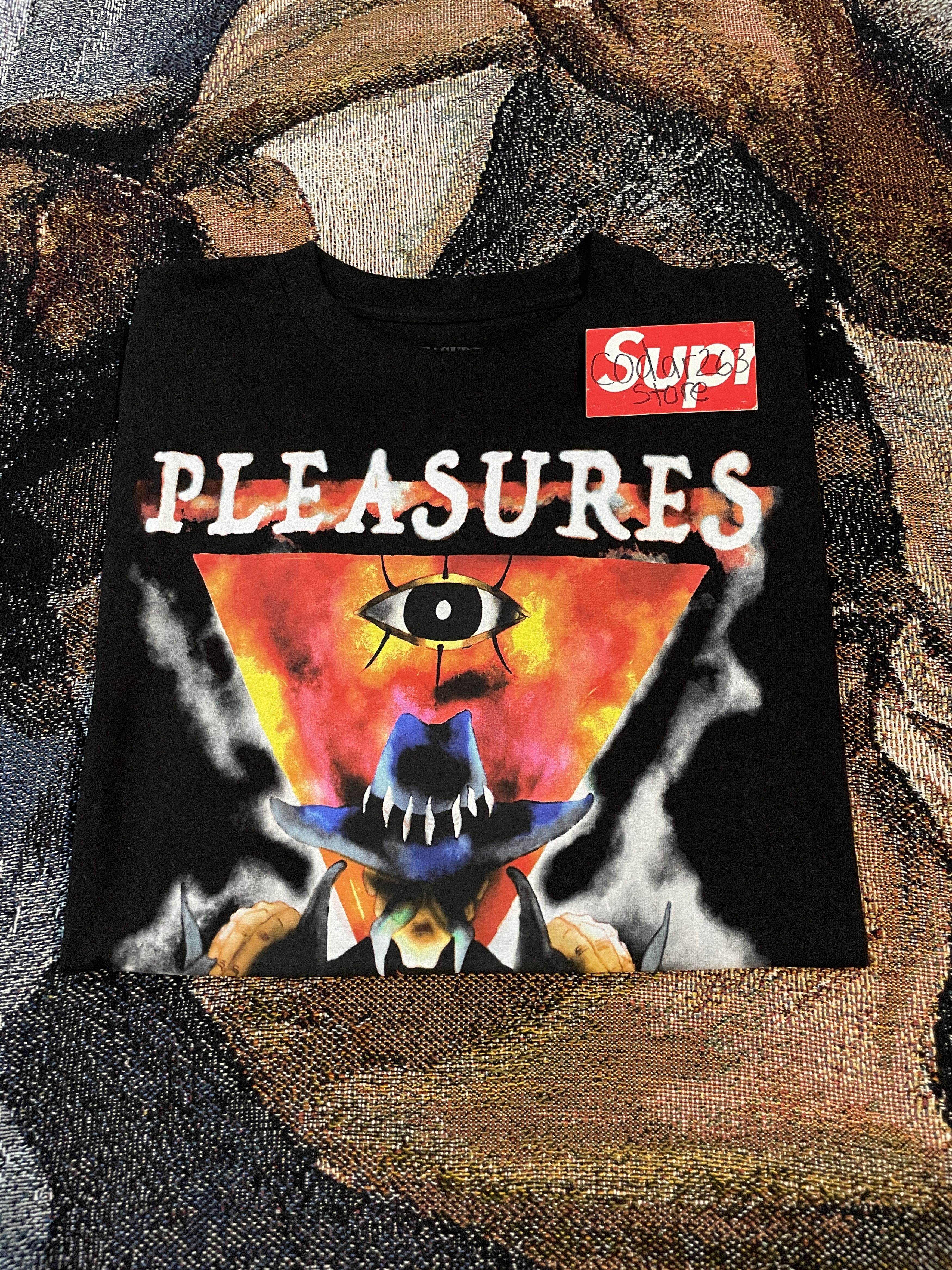 Pleasures Holy Tee - Pleasures Black Medium Shirt Size US M / EU 48-50 / 2 - 1 Thumbnail
