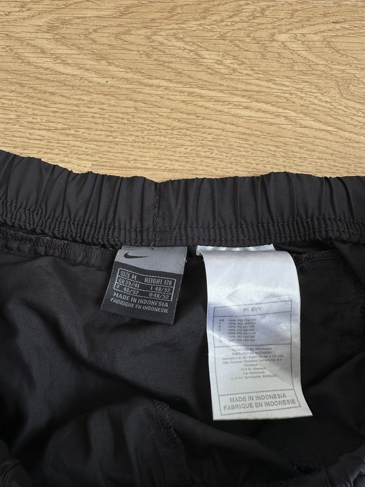 Nike × Vintage Vintage y2k Nike Black Track Pants Swoosh Size US 32 / EU 48 - 9 Thumbnail