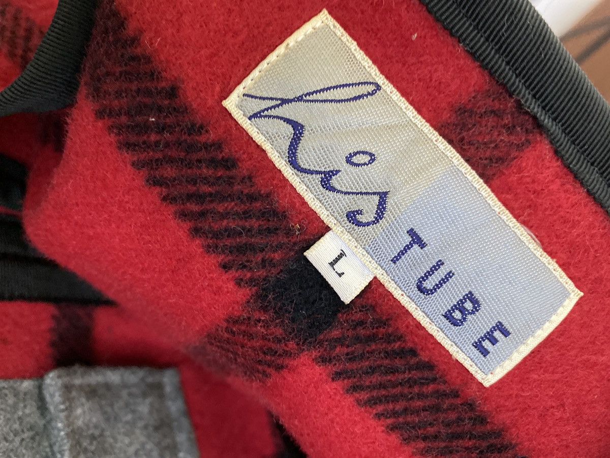 Japanese Brand HIS TUBE PLAID CHECK OVERLAPPING POCKET VEST Size US L / EU 52-54 / 3 - 4 Thumbnail