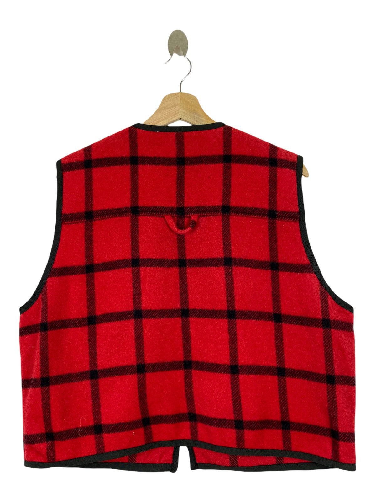 Japanese Brand HIS TUBE PLAID CHECK OVERLAPPING POCKET VEST Size US L / EU 52-54 / 3 - 2 Thumbnail