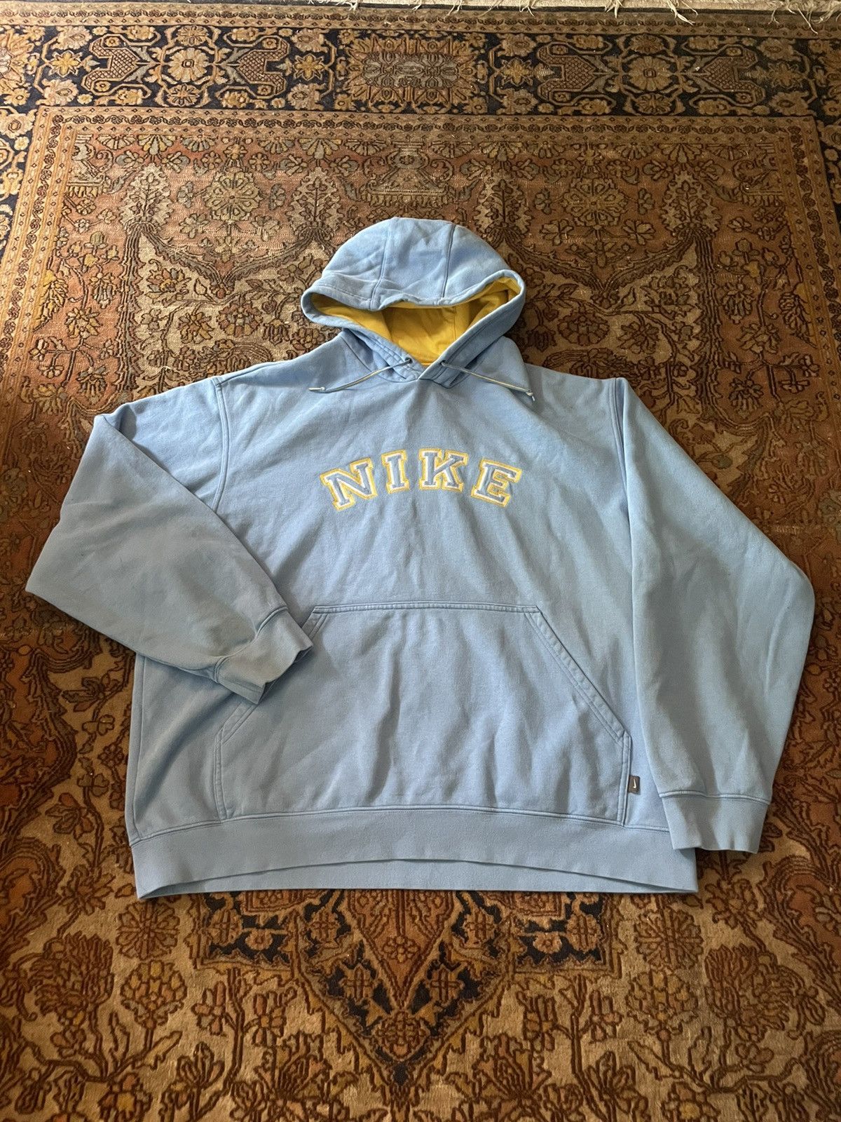 Nike Vintage Nike spellout hoodie swoosh y2k | Grailed