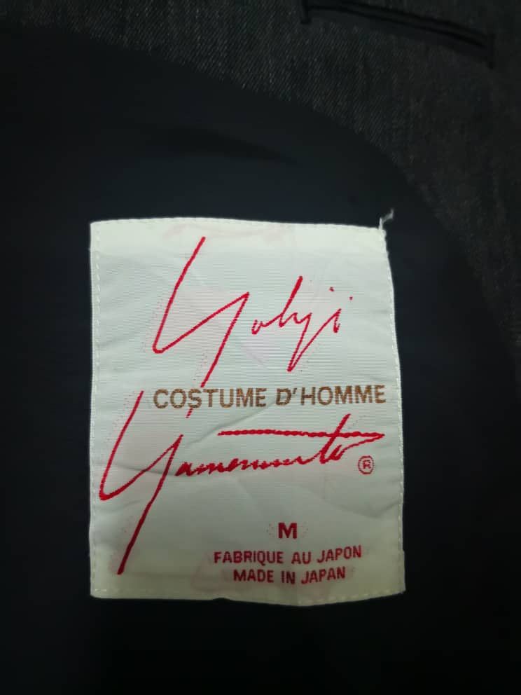 Japanese Brand Yohji Yamamoto Costume D'Homme Wool Blazer Size US M / EU 48-50 / 2 - 6 Thumbnail