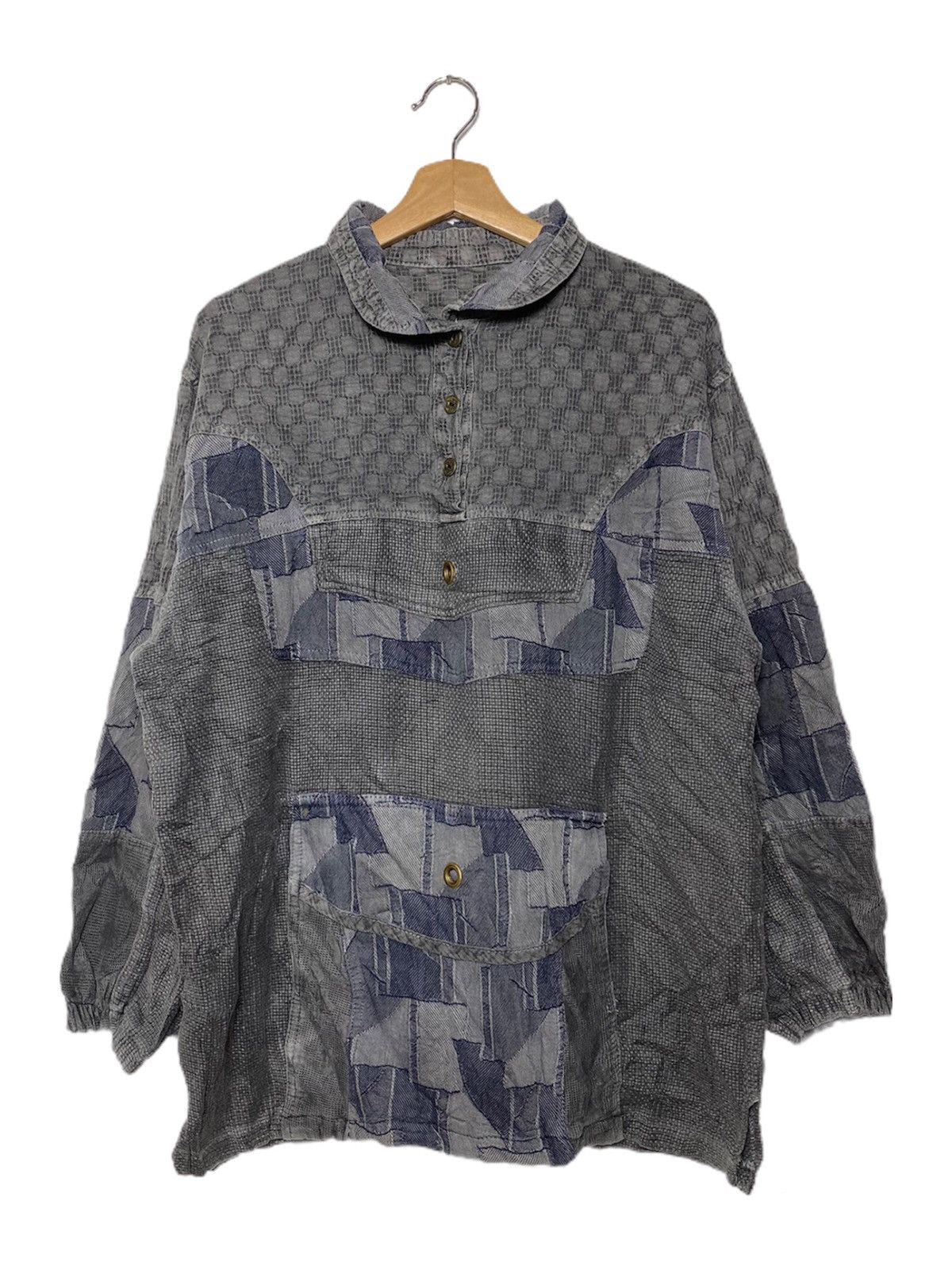 Vintage Patchwork Kapitalvisvim Style Flacko Longsleeve