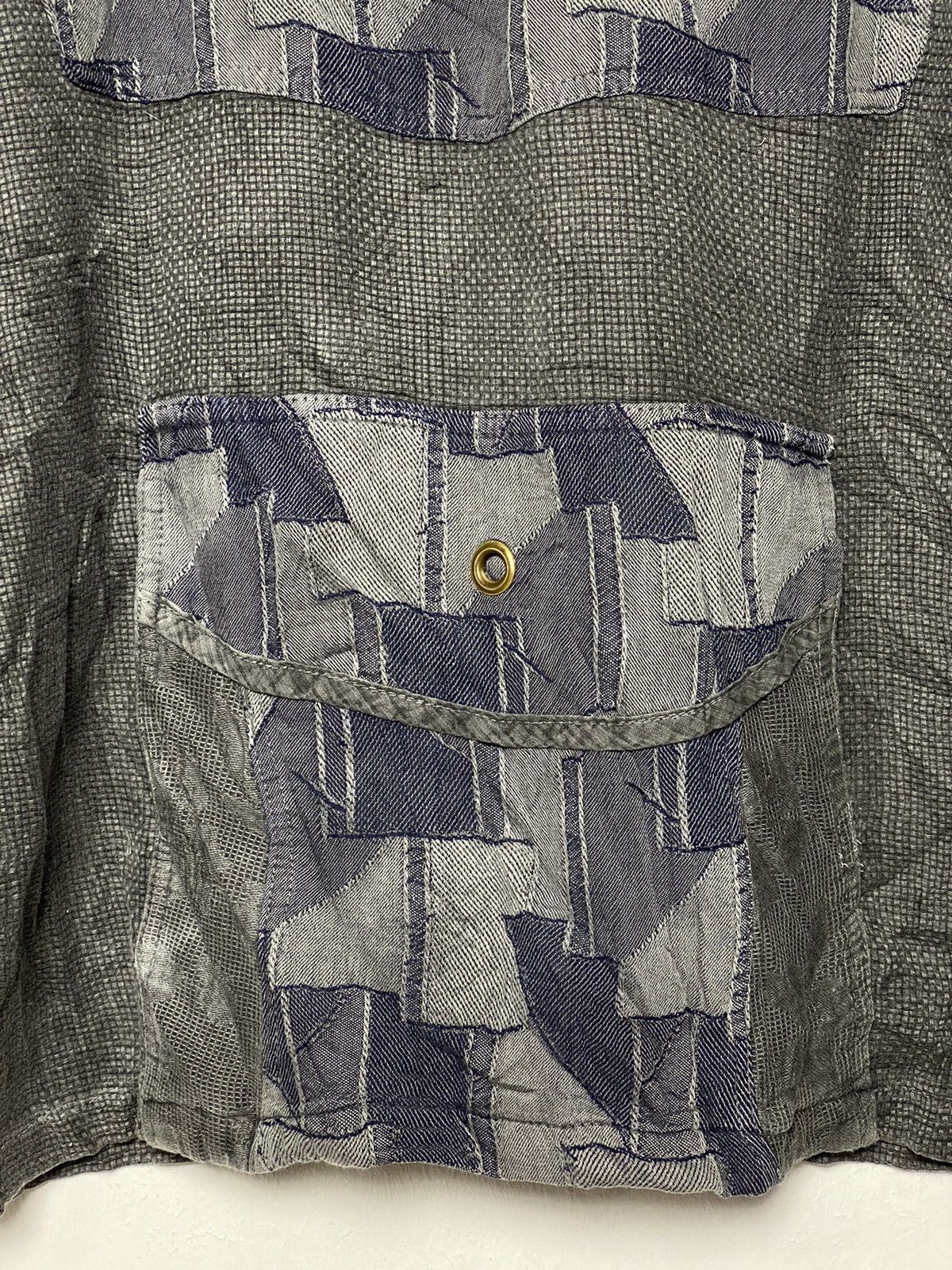 Japanese Brand × Vintage Vintage Patchwork Kapitalvisvim Style Flacko Longsleeve Size US XL / EU 56 / 4 - 5 Thumbnail