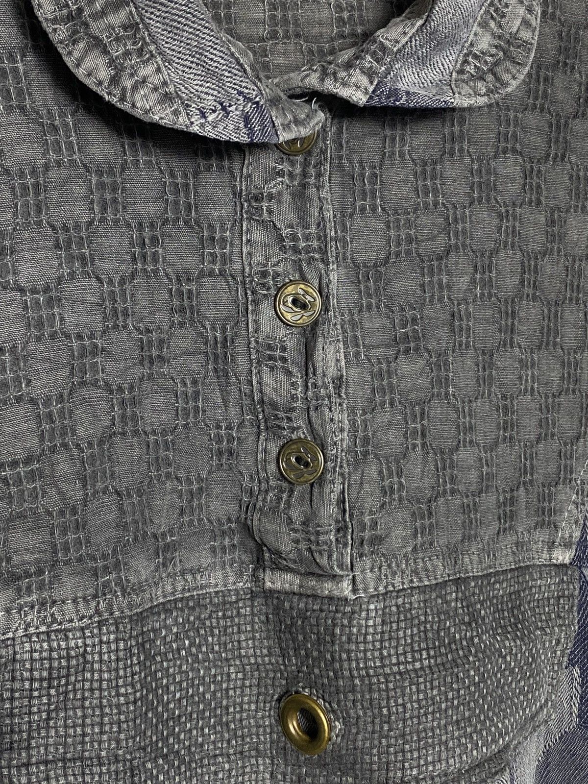 Japanese Brand × Vintage Vintage Patchwork Kapitalvisvim Style Flacko Longsleeve Size US XL / EU 56 / 4 - 4 Thumbnail