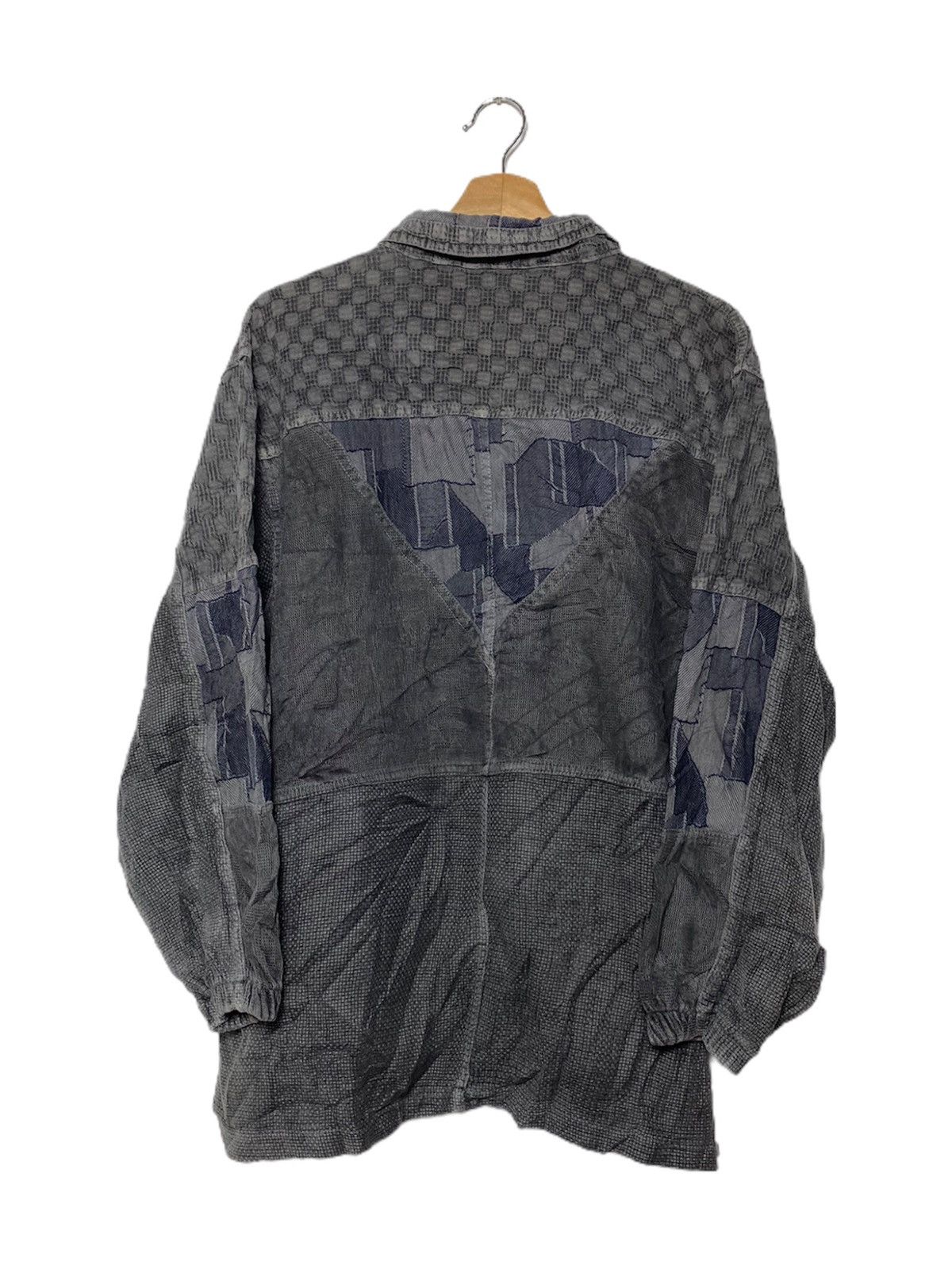 Japanese Brand × Vintage Vintage Patchwork Kapitalvisvim Style Flacko Longsleeve Size US XL / EU 56 / 4 - 2 Thumbnail