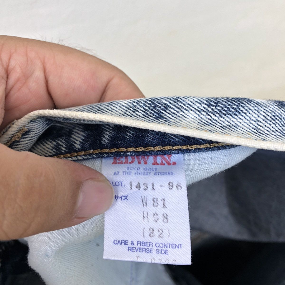 Edwin VINTAGE EDWIN DENIM JEANS ACID WASH Size US 30 / EU 46 - 11 Thumbnail