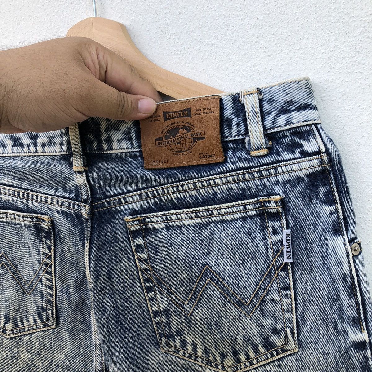 Edwin VINTAGE EDWIN DENIM JEANS ACID WASH Size US 30 / EU 46 - 8 Thumbnail