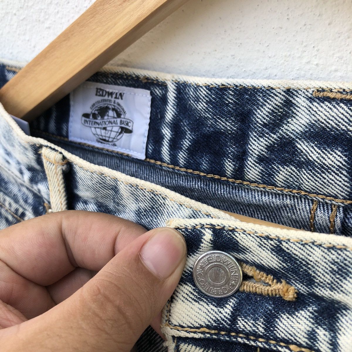 Edwin VINTAGE EDWIN DENIM JEANS ACID WASH Size US 30 / EU 46 - 5 Thumbnail