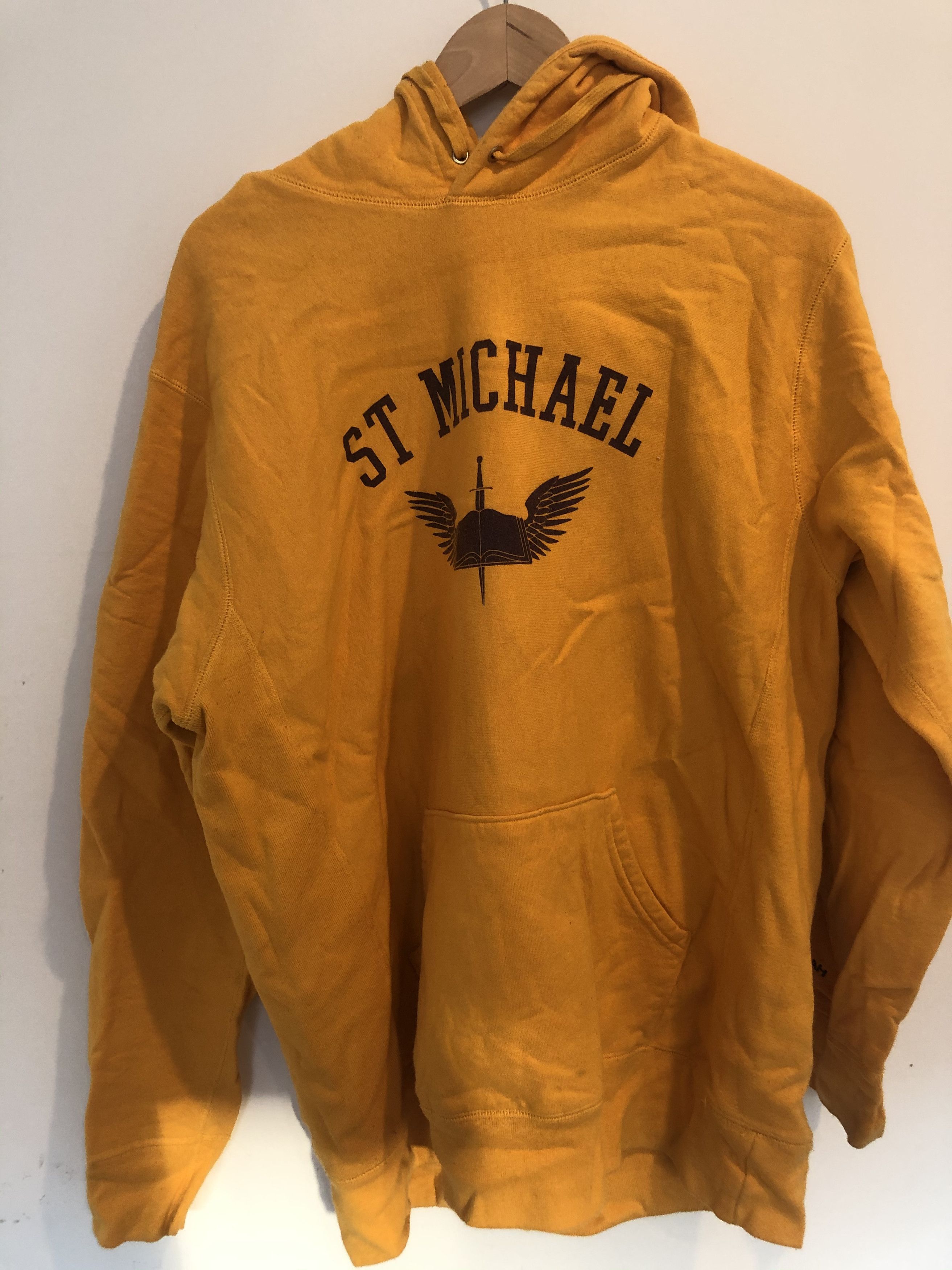 image of Noah St. Michael Hoodie in Gold, Men's (Size XL)