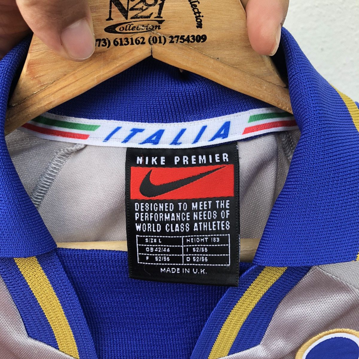 Nike ❌LAST DROP BEFORE GONE❌ Vintage Nike Italia Federazione Size US L / EU 52-54 / 3 - 15 Thumbnail