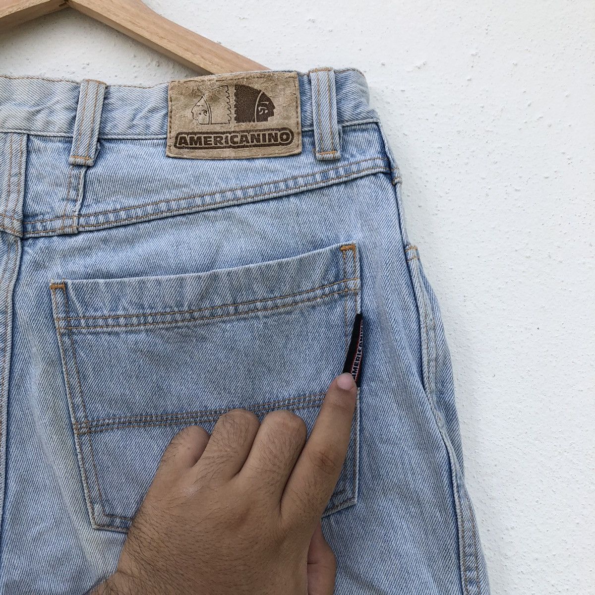 American Edition VINTAGE AMERICANINO SHORT DENIM PANTS Size US 34 / EU 50 - 9 Thumbnail