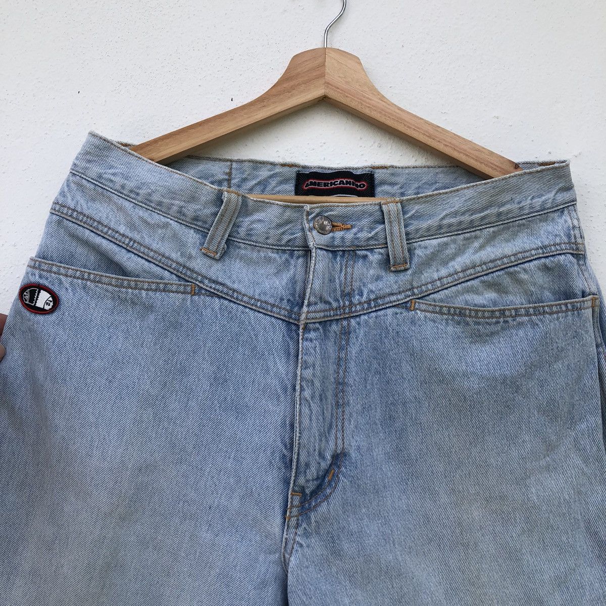 American Edition VINTAGE AMERICANINO SHORT DENIM PANTS Size US 34 / EU 50 - 4 Thumbnail