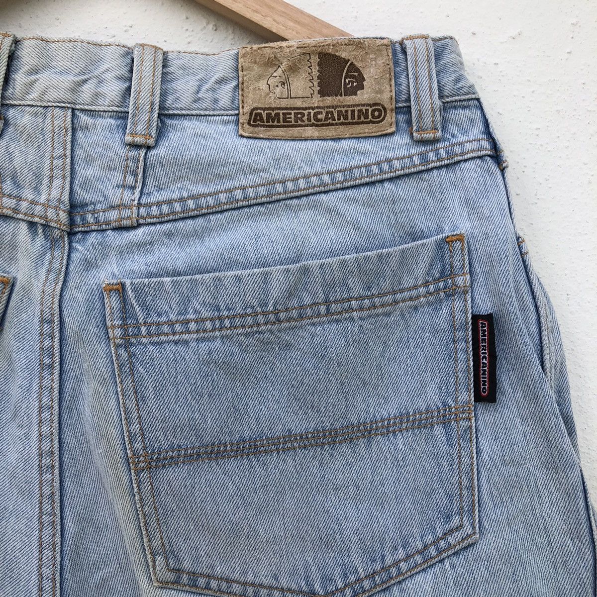American Edition VINTAGE AMERICANINO SHORT DENIM PANTS Size US 34 / EU 50 - 8 Thumbnail