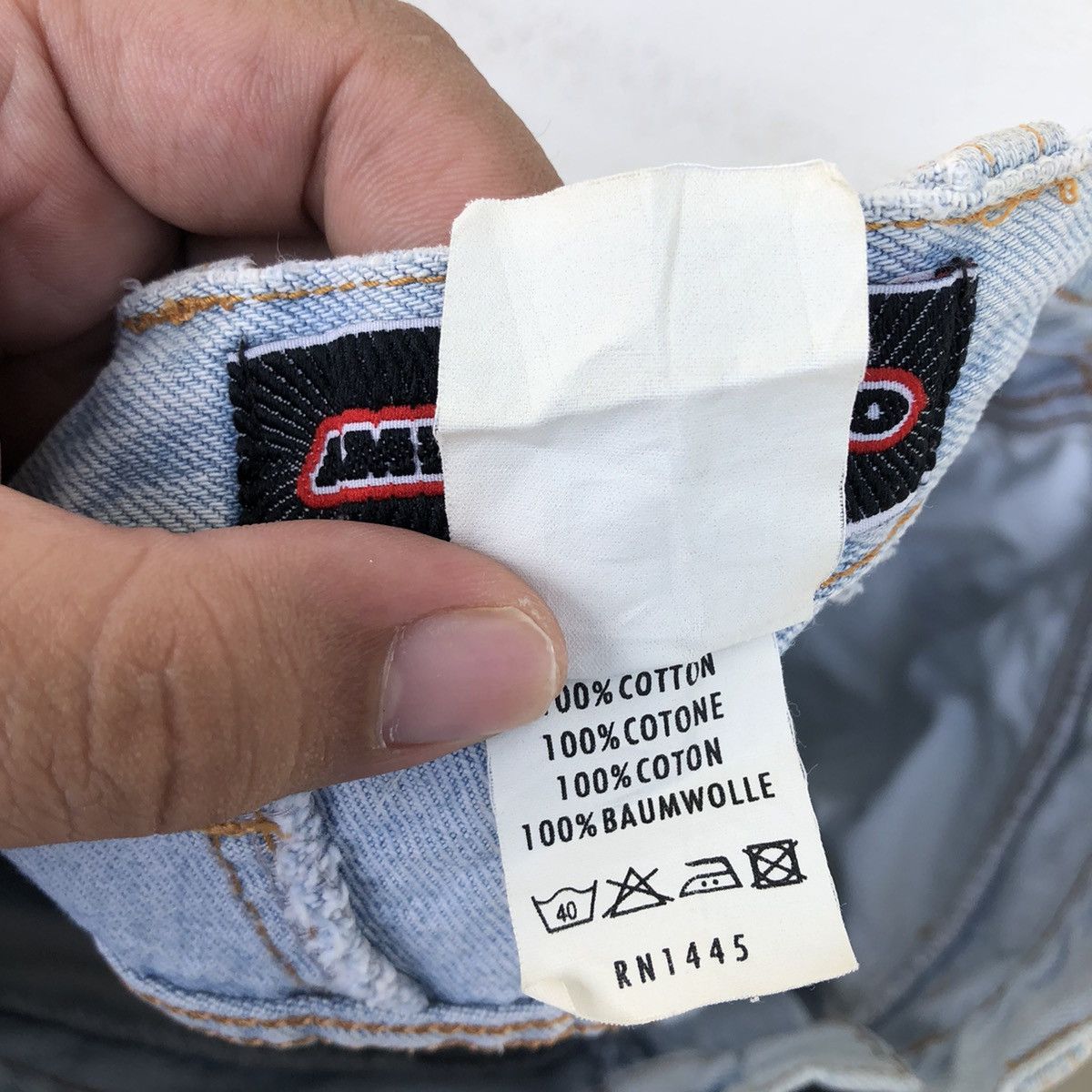 American Edition VINTAGE AMERICANINO SHORT DENIM PANTS Size US 34 / EU 50 - 10 Thumbnail