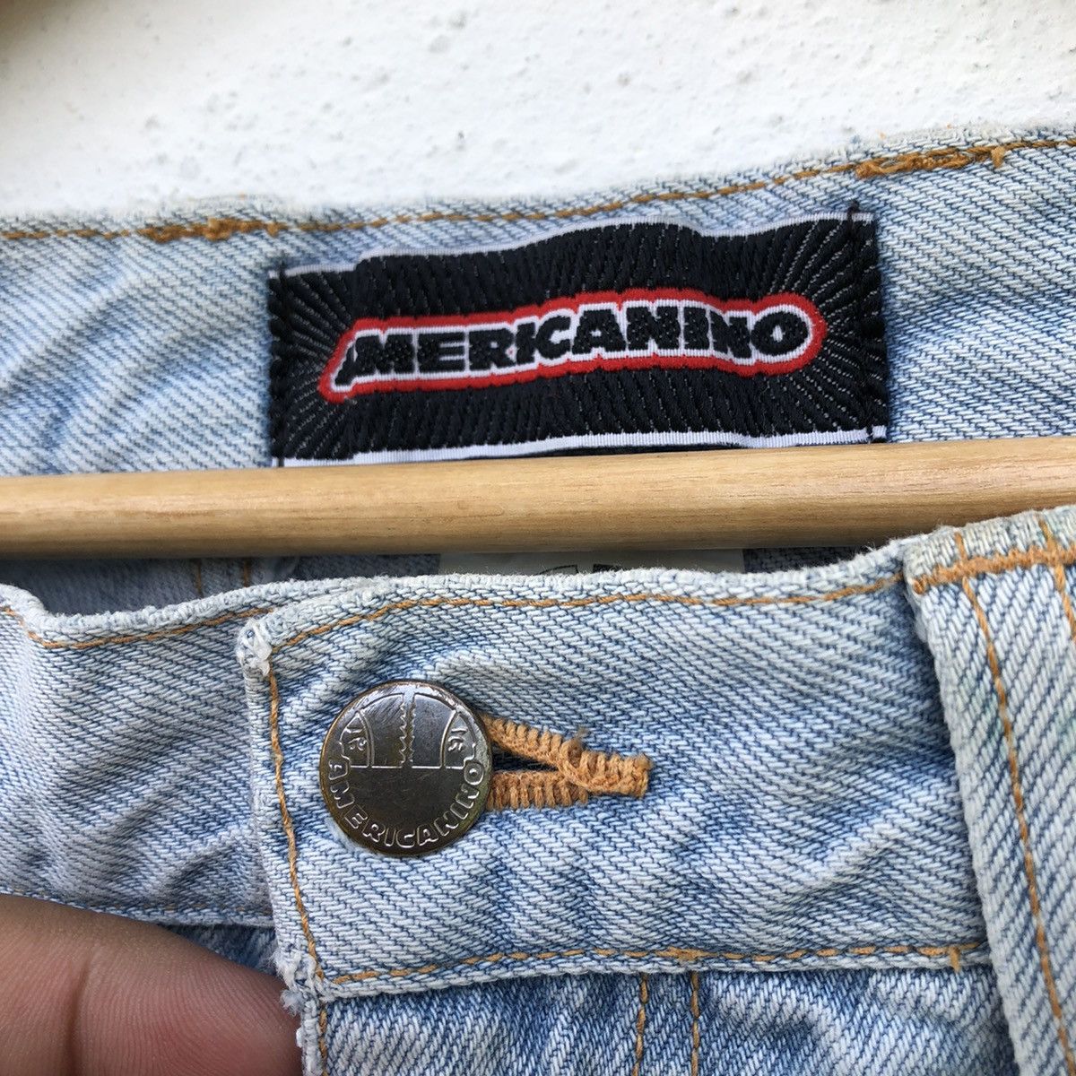 American Edition VINTAGE AMERICANINO SHORT DENIM PANTS Size US 34 / EU 50 - 5 Thumbnail