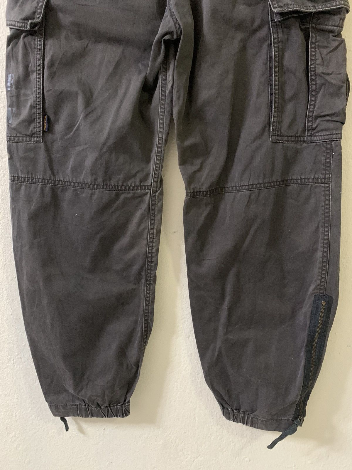 Japanese Brand Purple And Yellow Cargo Multipocket Tactical Pants Size US 31 - 7 Thumbnail