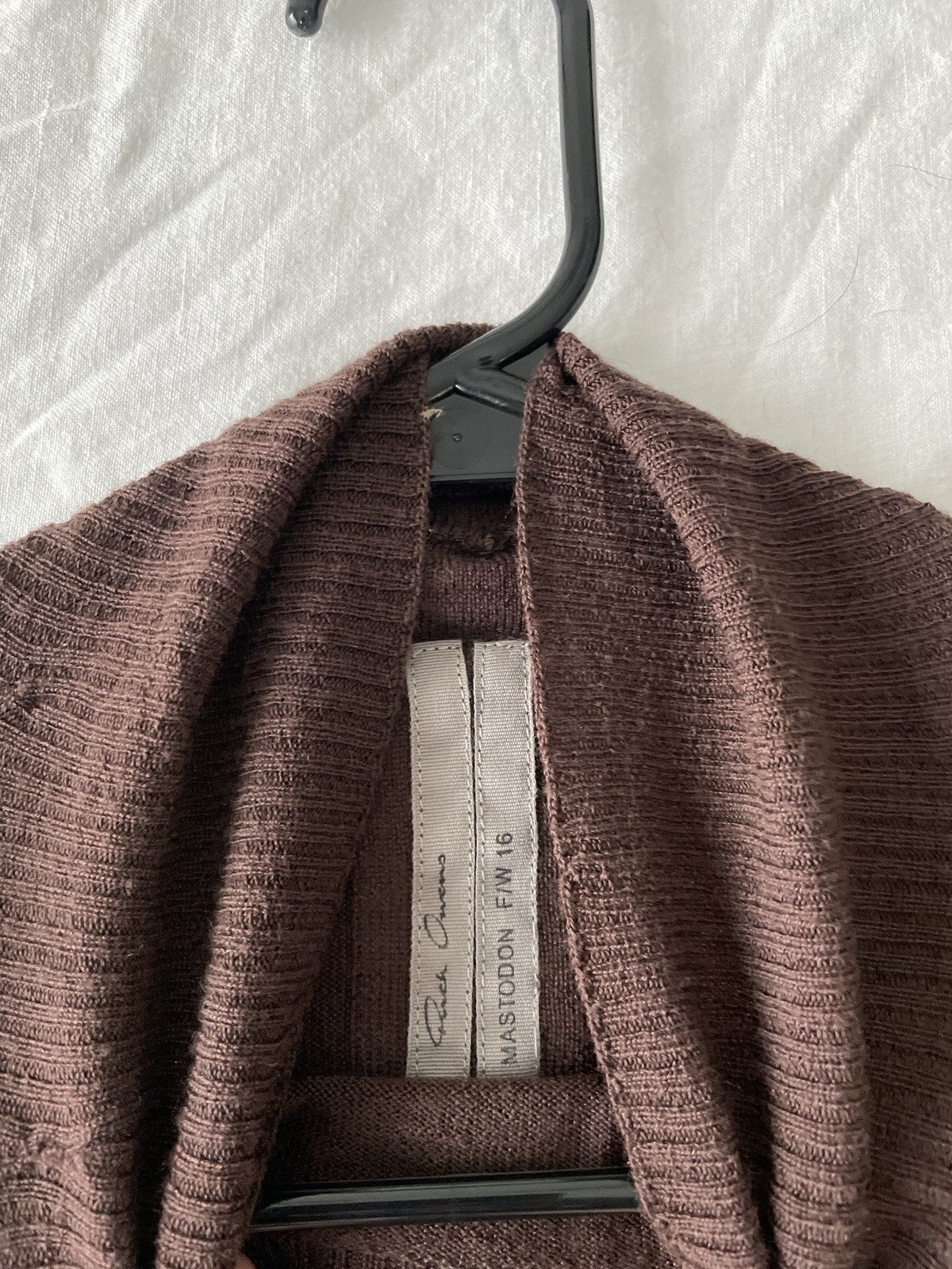 Rick Owens Mainline thin lightweight cut out sweater pullover mock top Size US M / EU 48-50 / 2 - 15 Thumbnail