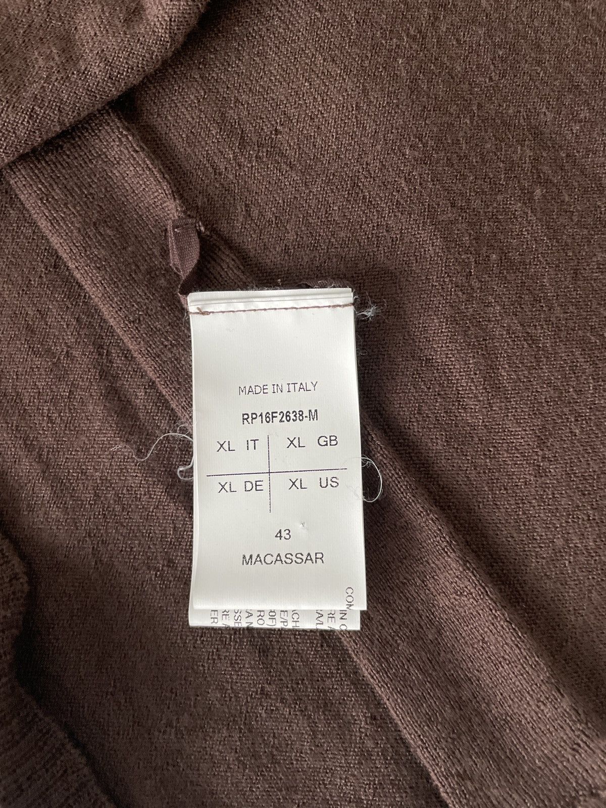 Rick Owens Mainline thin lightweight cut out sweater pullover mock top Size US M / EU 48-50 / 2 - 13 Thumbnail