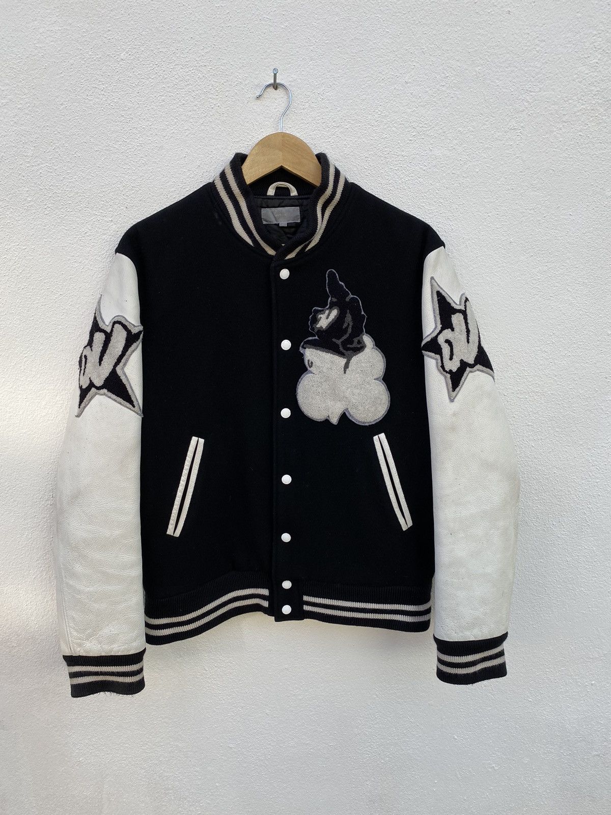 Devilock Japanese Brand X Devilock Embroidered Varsity Jacket Size US L / EU 52-54 / 3 - 2 Thumbnail