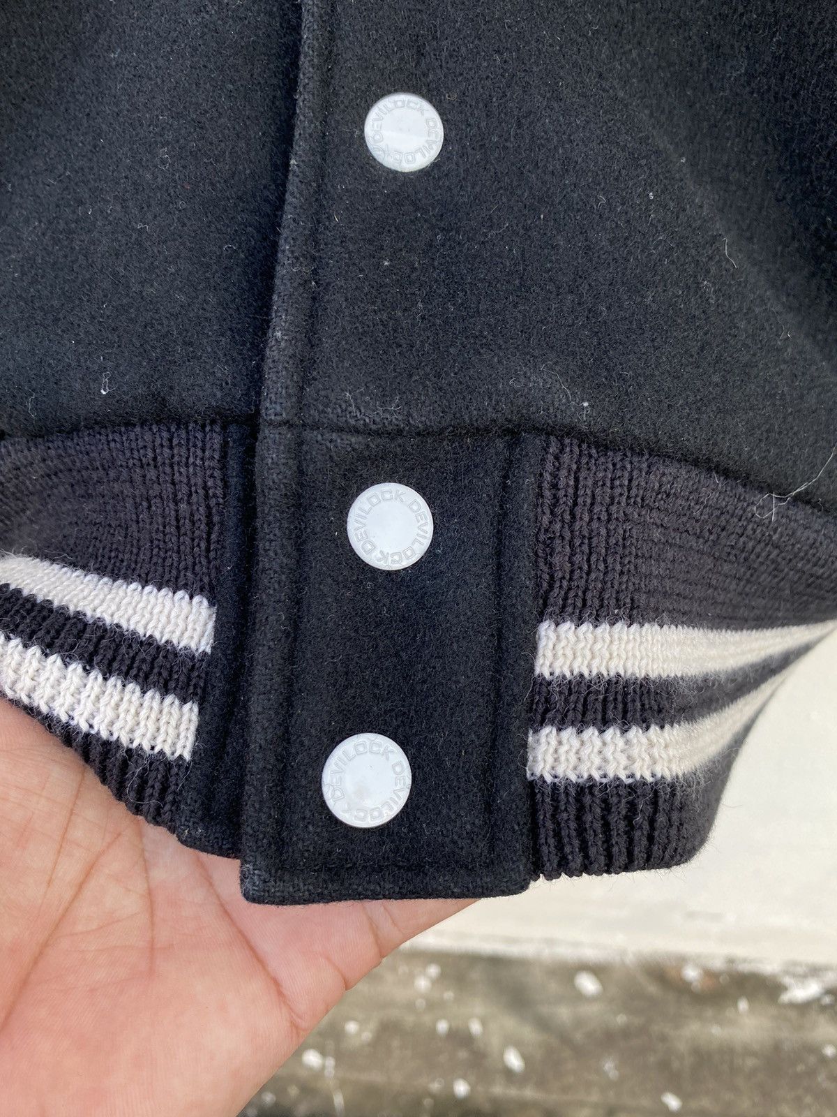 Devilock Japanese Brand X Devilock Embroidered Varsity Jacket Size US L / EU 52-54 / 3 - 12 Thumbnail