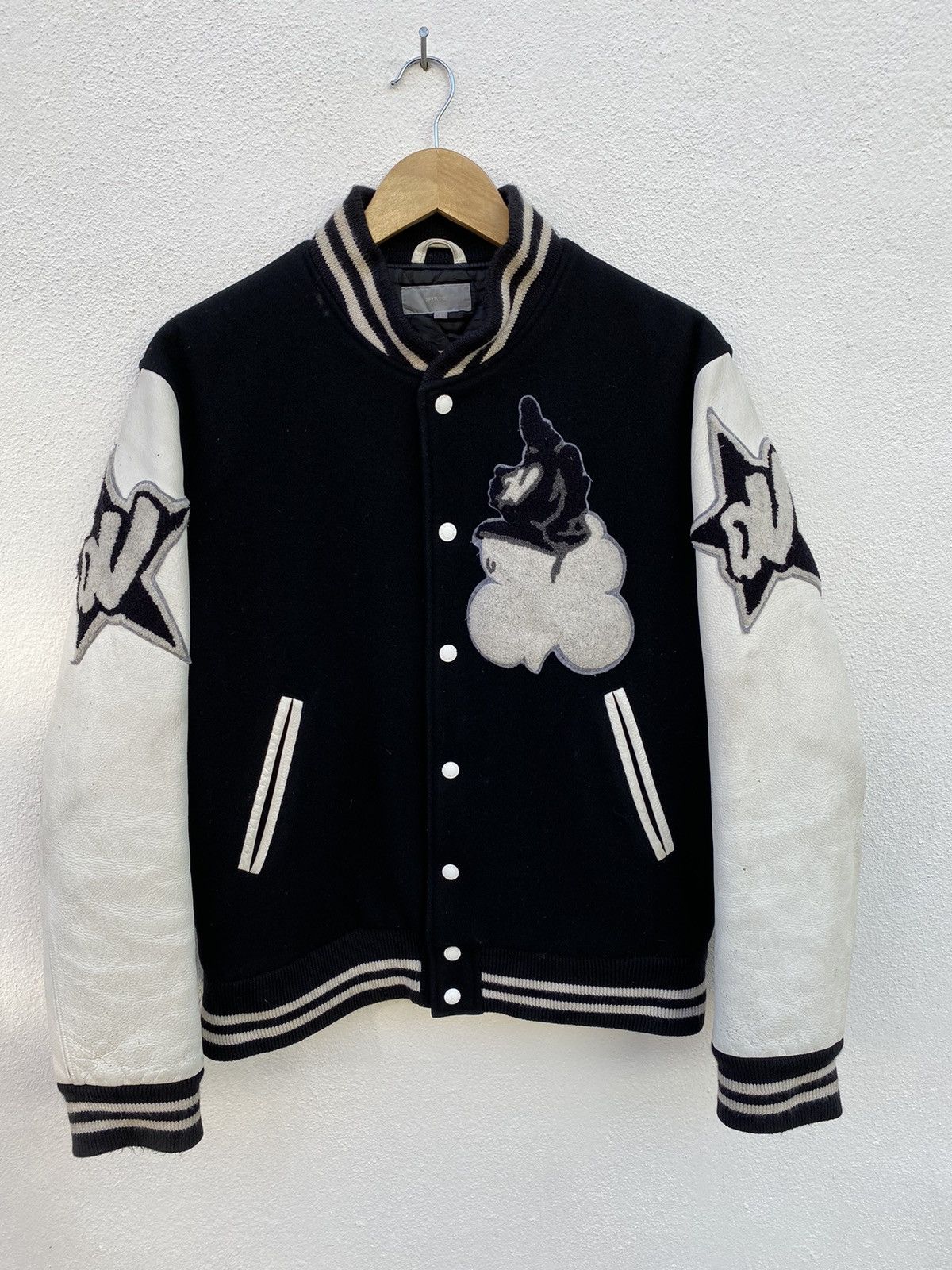 Devilock Japanese Brand X Devilock Embroidered Varsity Jacket Size US L / EU 52-54 / 3 - 4 Thumbnail