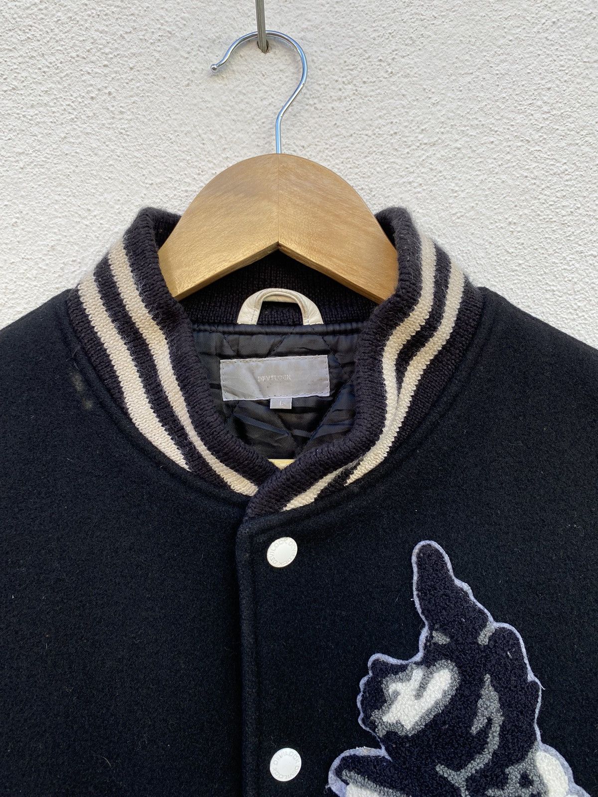 Devilock Japanese Brand X Devilock Embroidered Varsity Jacket Size US L / EU 52-54 / 3 - 8 Thumbnail