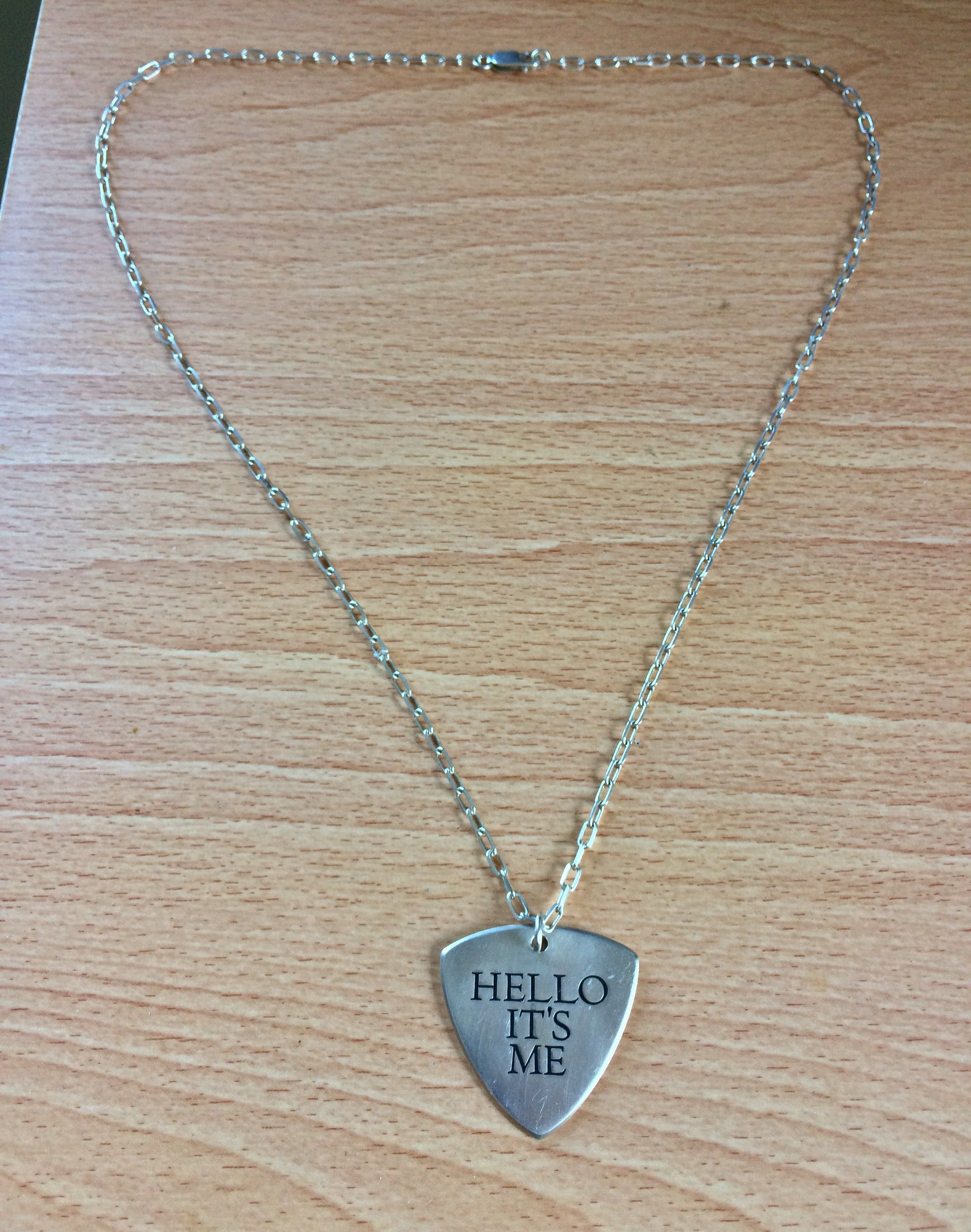 Hysteric Glamour Hysteric Glamour Sterling Silver Guitar Pick Necklace Size ONE SIZE - 2 Thumbnail