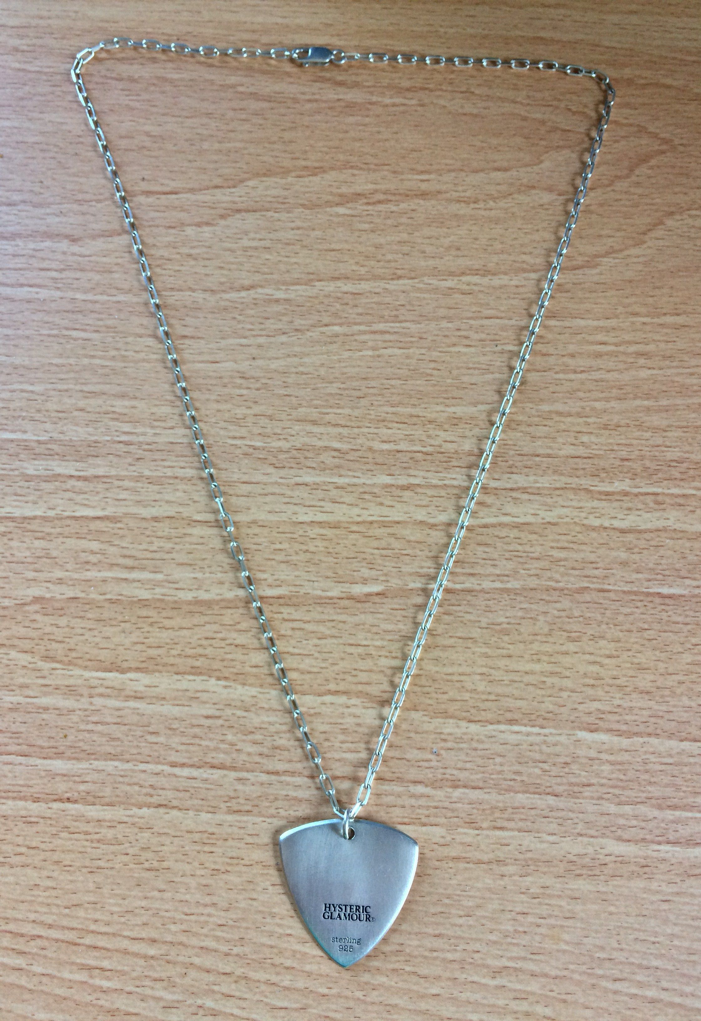 Hysteric Glamour Hysteric Glamour Sterling Silver Guitar Pick Necklace Size ONE SIZE - 4 Thumbnail