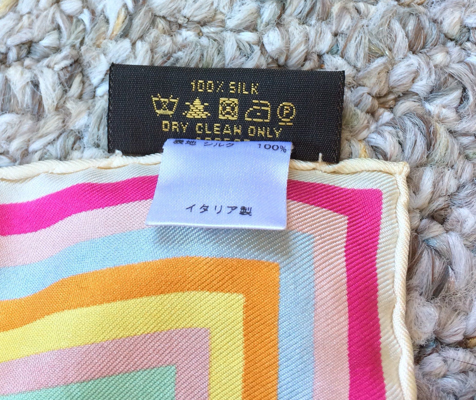 Louis Vuitton × Takashi Murakami S/S 2003 Louis Vuitton Murakami Monogram Silk Scarf Size ONE SIZE - 6 Thumbnail