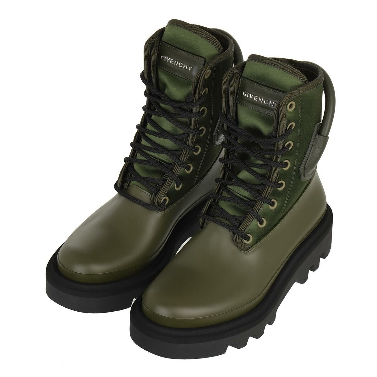 Givenchy Combat Boots in Khaki Size US 7 / EU 40 - 4 Thumbnail