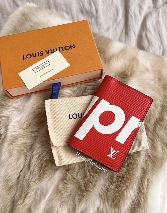 Louis Vuitton, Supreme Epi Pocket Organizer Wallet