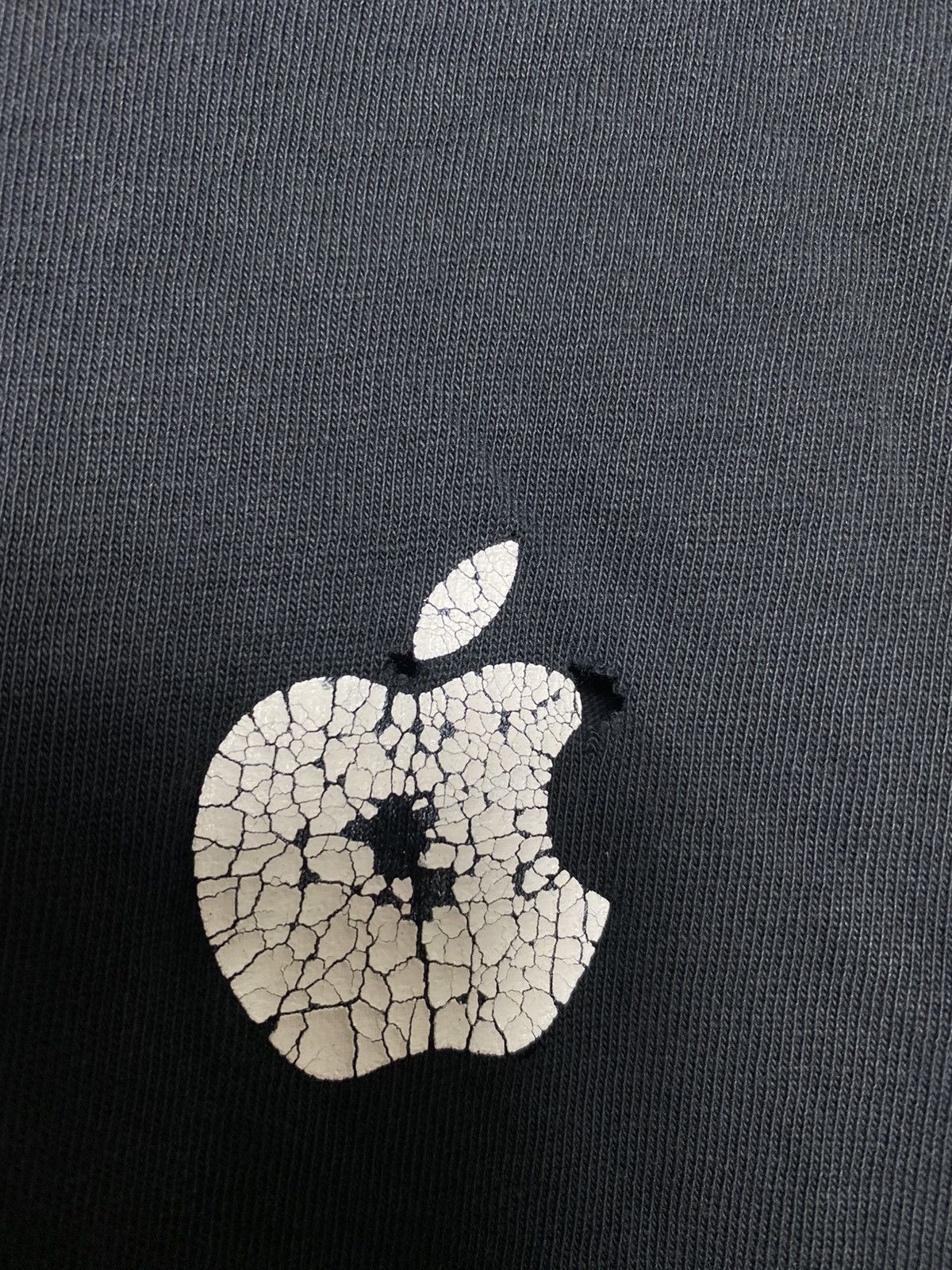 Apple Vintage Apple Center Logo Distressed Tees Size US XL / EU 56 / 4 - 4 Thumbnail