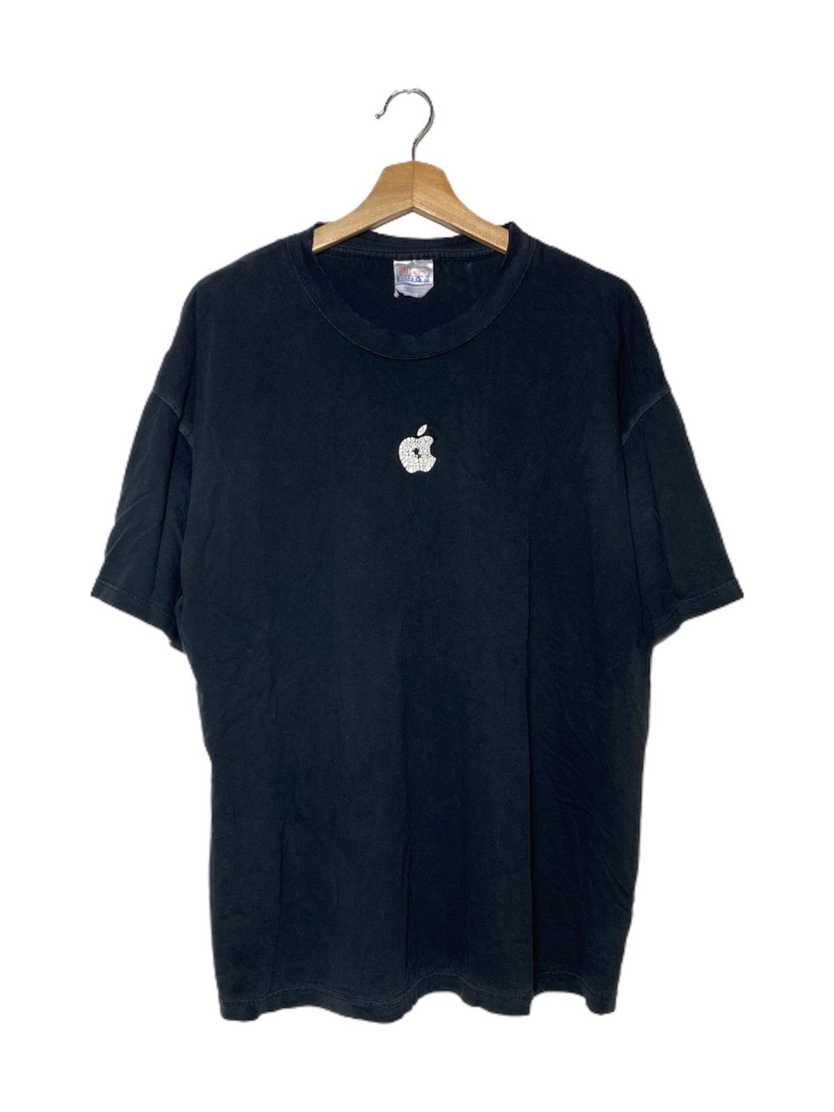 Apple Vintage Apple Center Logo Distressed Tees Size US XL / EU 56 / 4 - 1 Thumbnail
