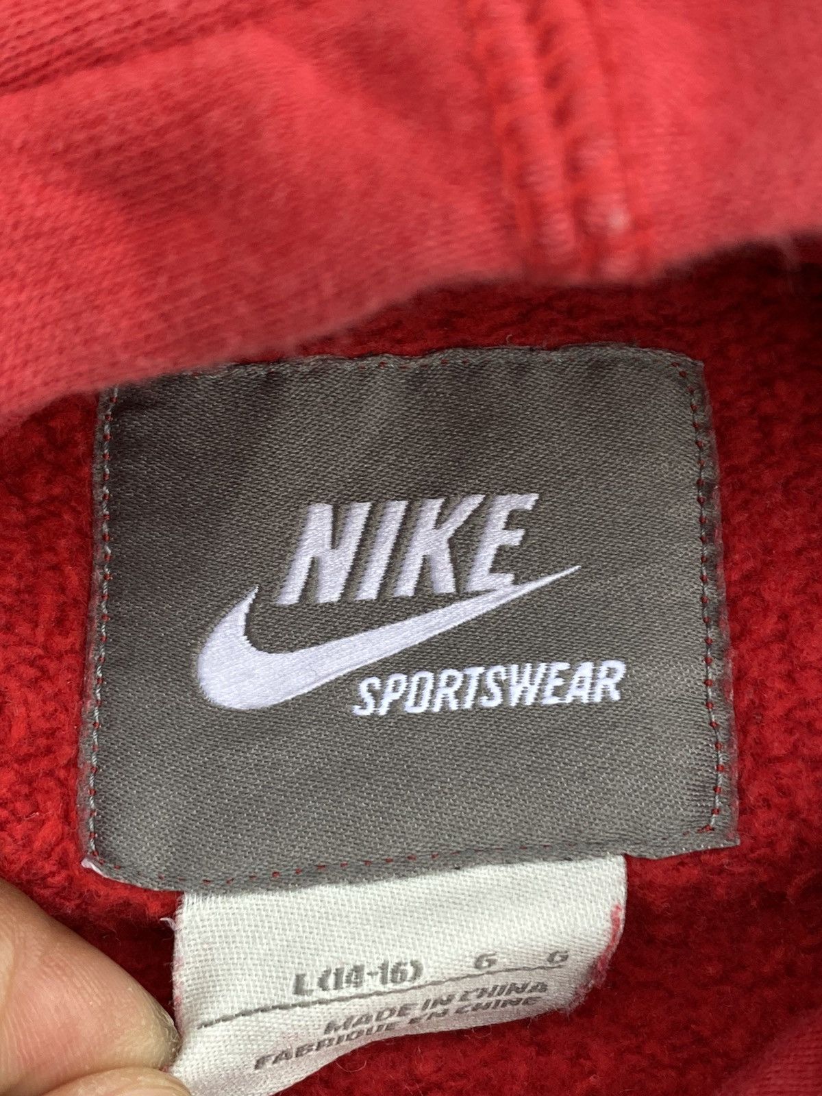 Nike × Vintage Vintage Y2K Nike Big Swoosh Travis Scott Hoodies Size US S / EU 44-46 / 1 - 3 Thumbnail