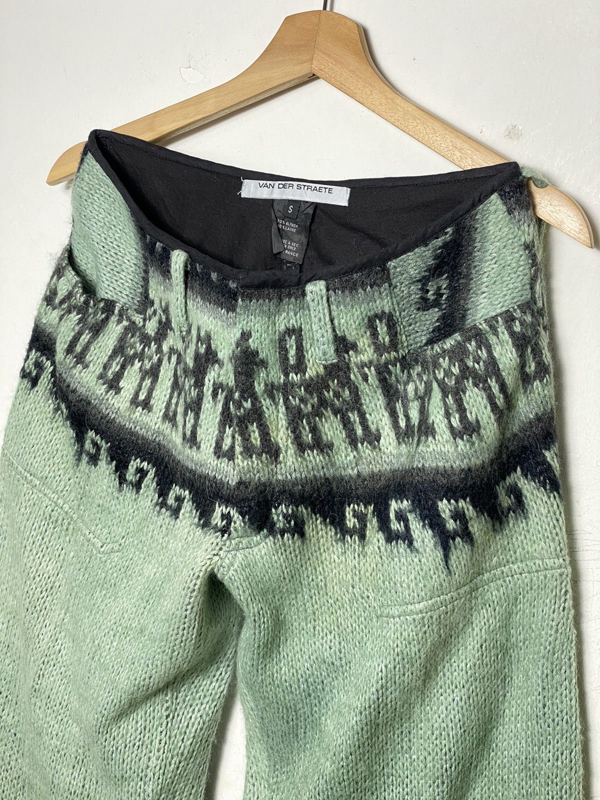 Japanese Brand × Vintage Van Der Straete Knit Printed Fleece Pants / KapitalVisvim Size US 30 / EU 46 - 3 Thumbnail