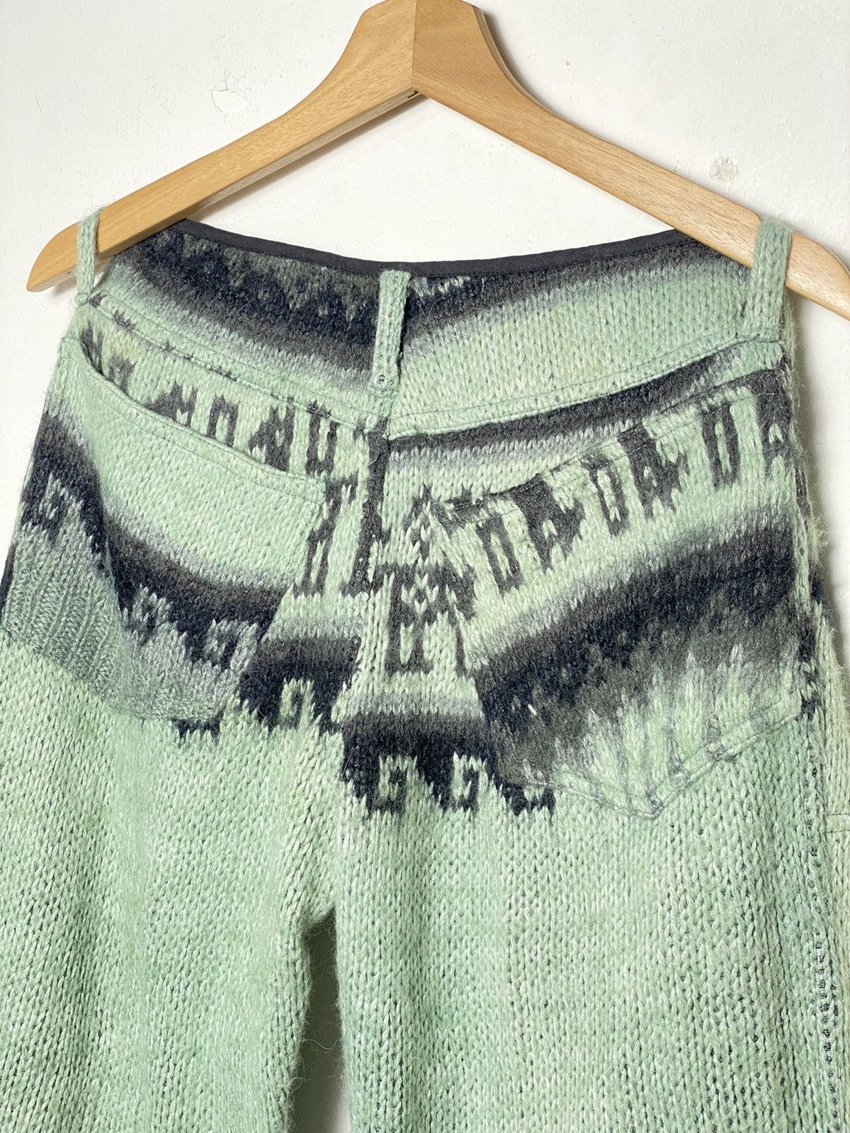 Japanese Brand × Vintage Van Der Straete Knit Printed Fleece Pants / KapitalVisvim Size US 30 / EU 46 - 6 Thumbnail
