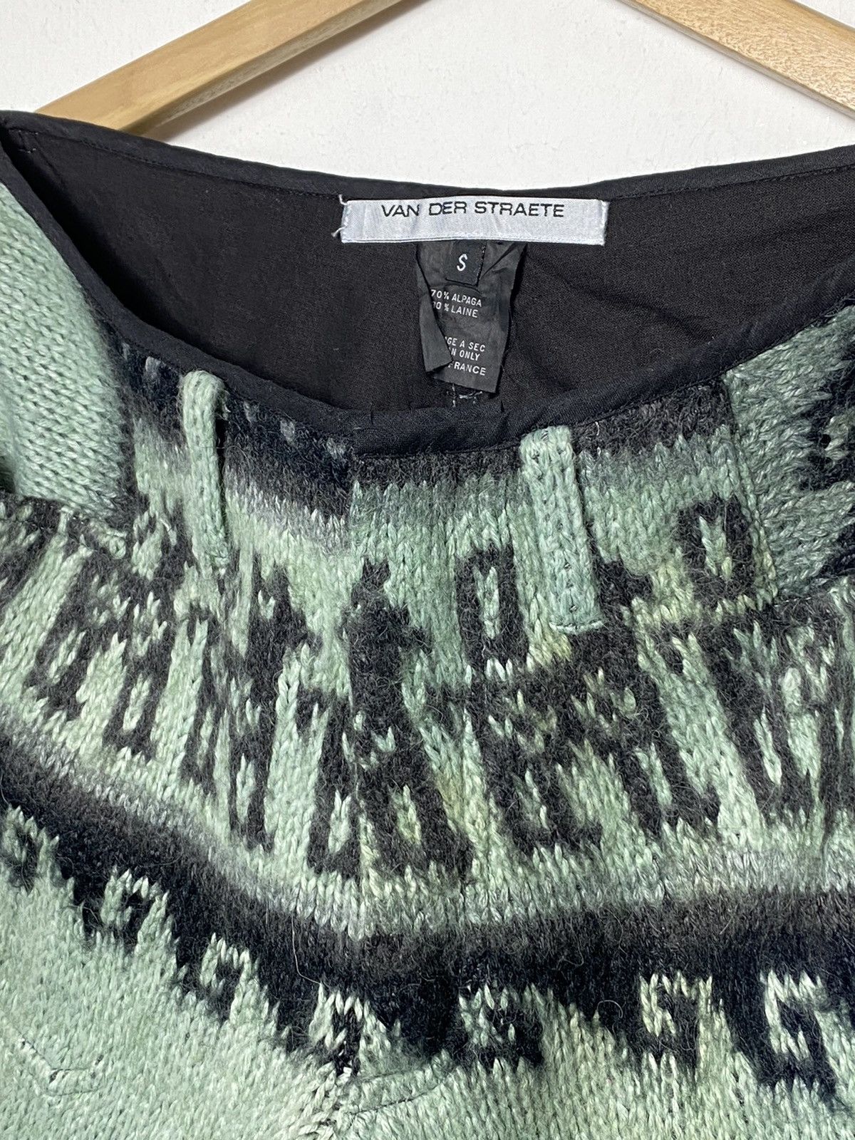 Japanese Brand × Vintage Van Der Straete Knit Printed Fleece Pants / KapitalVisvim Size US 30 / EU 46 - 4 Thumbnail