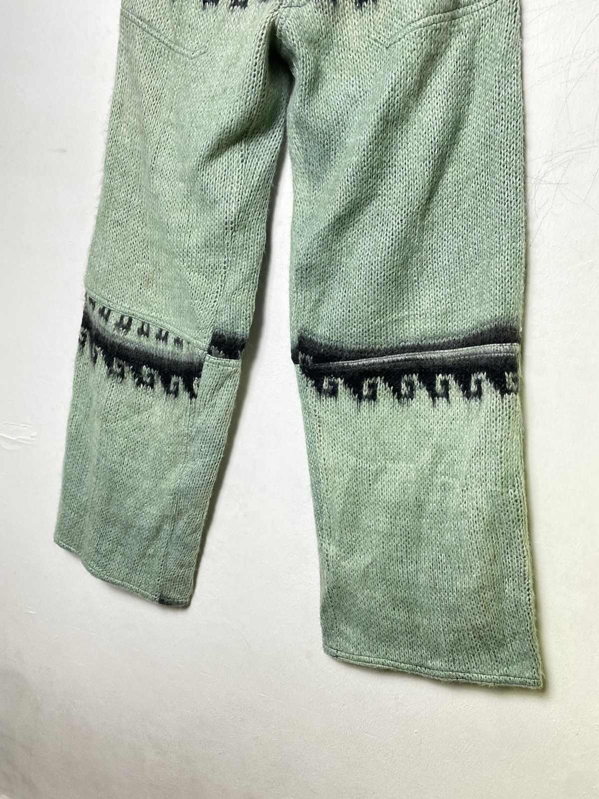 Japanese Brand × Vintage Van Der Straete Knit Printed Fleece Pants / KapitalVisvim Size US 30 / EU 46 - 5 Thumbnail