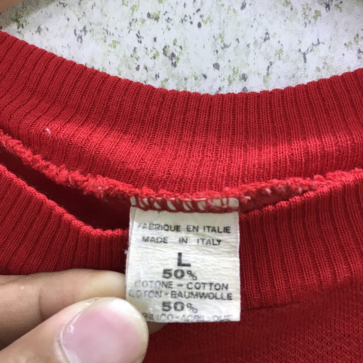 Lacoste × Vintage Vintage 80s Lacoste Sweatshirt Size US L / EU 52-54 / 3 - 5 Thumbnail