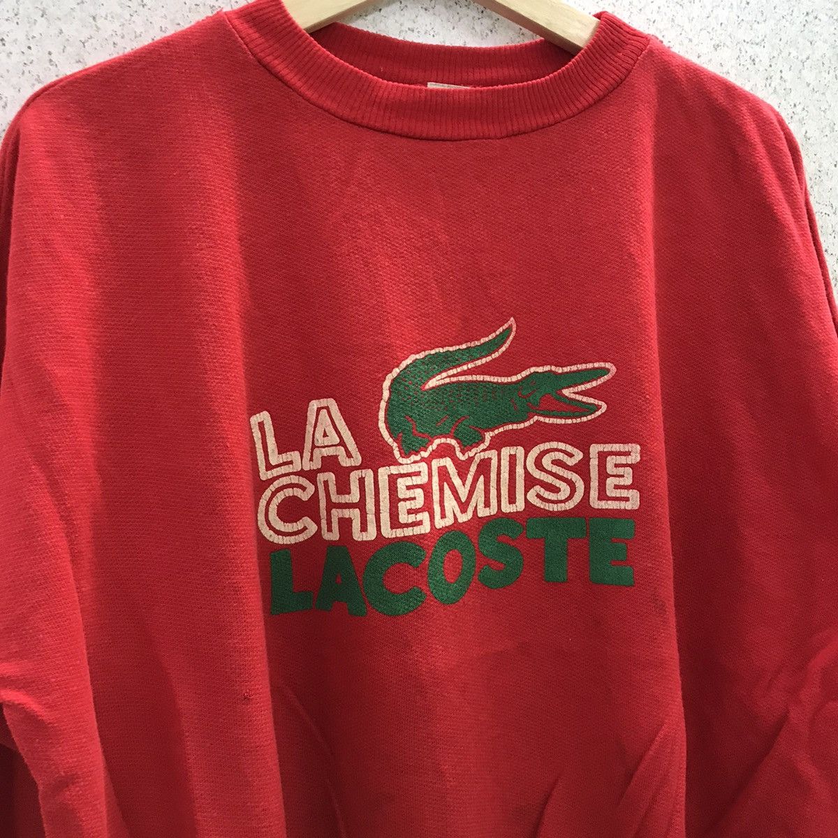 Lacoste × Vintage Vintage 80s Lacoste Sweatshirt Size US L / EU 52-54 / 3 - 2 Thumbnail