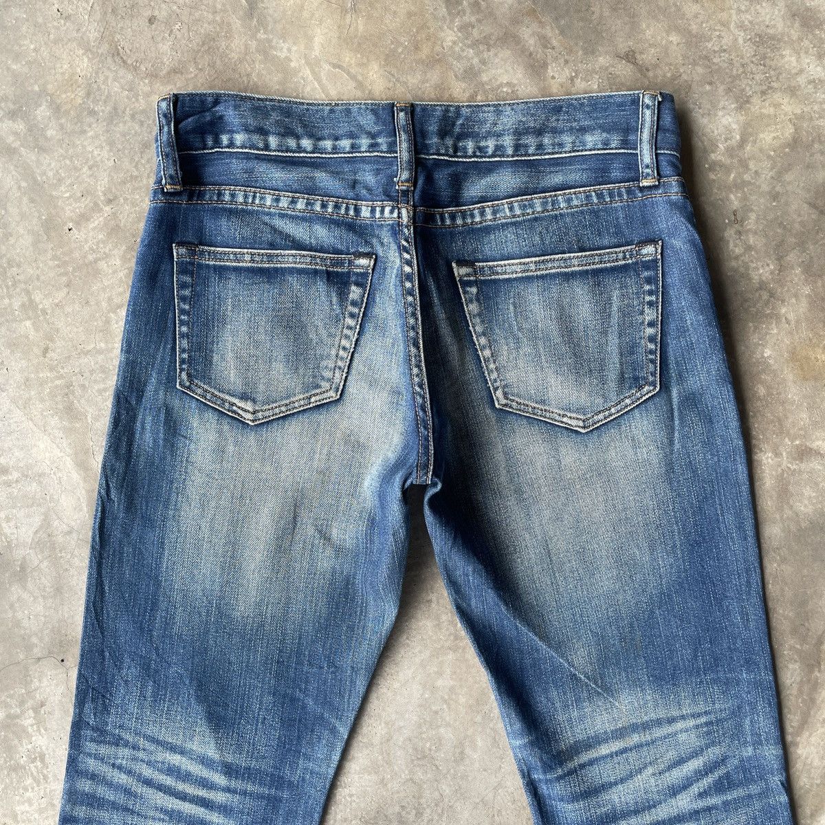 Japanese Brand Flash Steal‼️Vintage Japanese Faded Denim Jeans Pants W30x26 Size US 30 / EU 46 - 10 Thumbnail