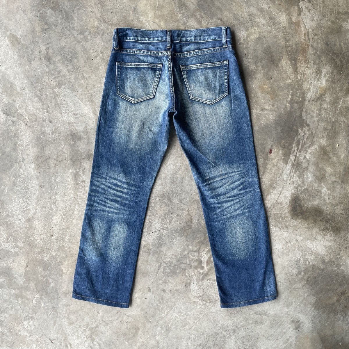 Japanese Brand Flash Steal‼️Vintage Japanese Faded Denim Jeans Pants W30x26 Size US 30 / EU 46 - 11 Thumbnail